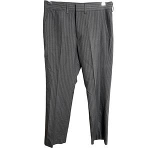 Express Producer 30 Gray Pin Stripped Dress Pants Mens